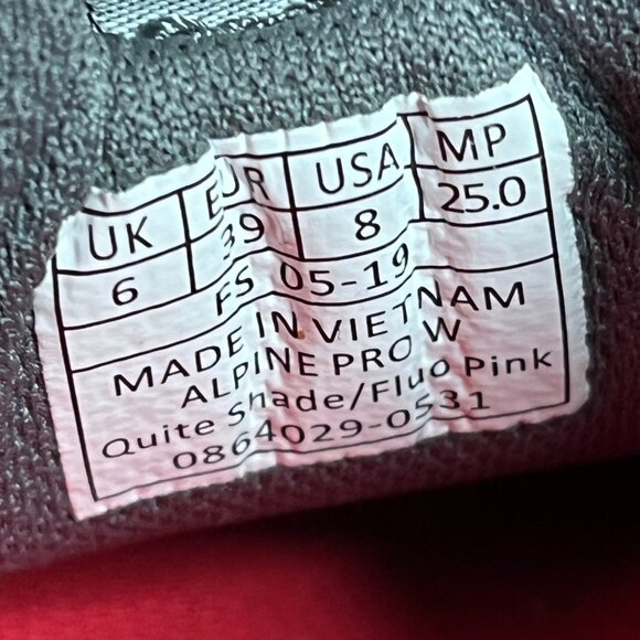 Dynafit Alpine Pro Women's Gray Athletic Trail Running Shoes - Picture 8 of 8